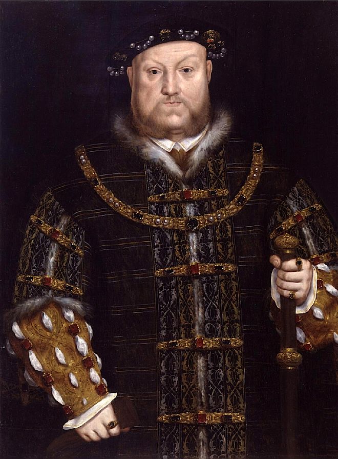 Henryk VIII. Biżuterię częściej nosili mężczyźni