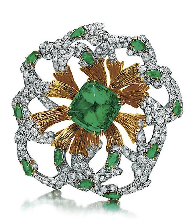Szmaragdowo-diamentowy pierścień David Webb. Padną rekordy na aukcji biżuterii Christie?