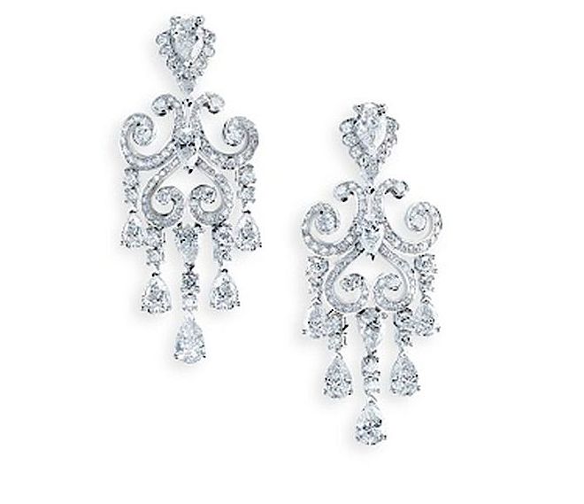 Kolczyki Fabergé Giselle z białych diamentów. Biżuteria Fabergé powraca do rosyjskiego dziedzictwa