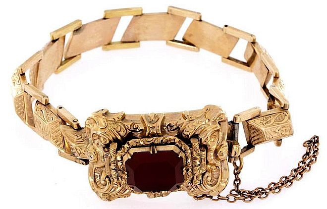 Złota bransoletka z karneolem. Złoto w Galerii BiżuBizarre, część 2